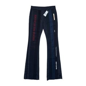 $1,750 BNWT SS17 Embroidered ribbon patched pants